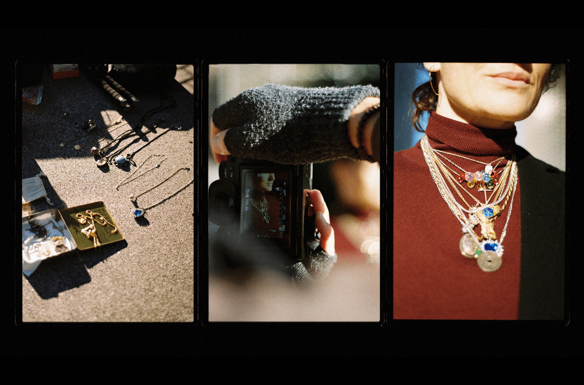Behind the scenes con amuletos, cámara y joyas en la campaña Rituales para los Premios ADG Laus 2025