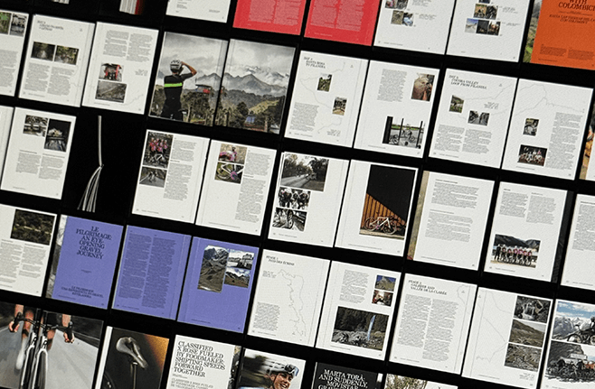 Dirección de arte y maquetación editorial en RAW Cycling Magazine