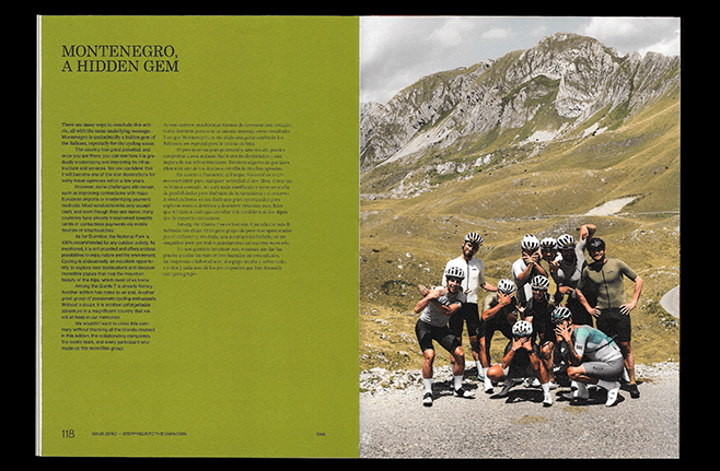 Dirección de arte y maquetación editorial en RAW Cycling Magazine